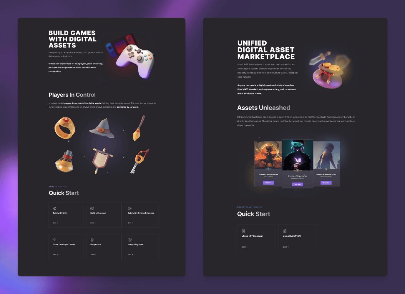 Ultra's documentation platform