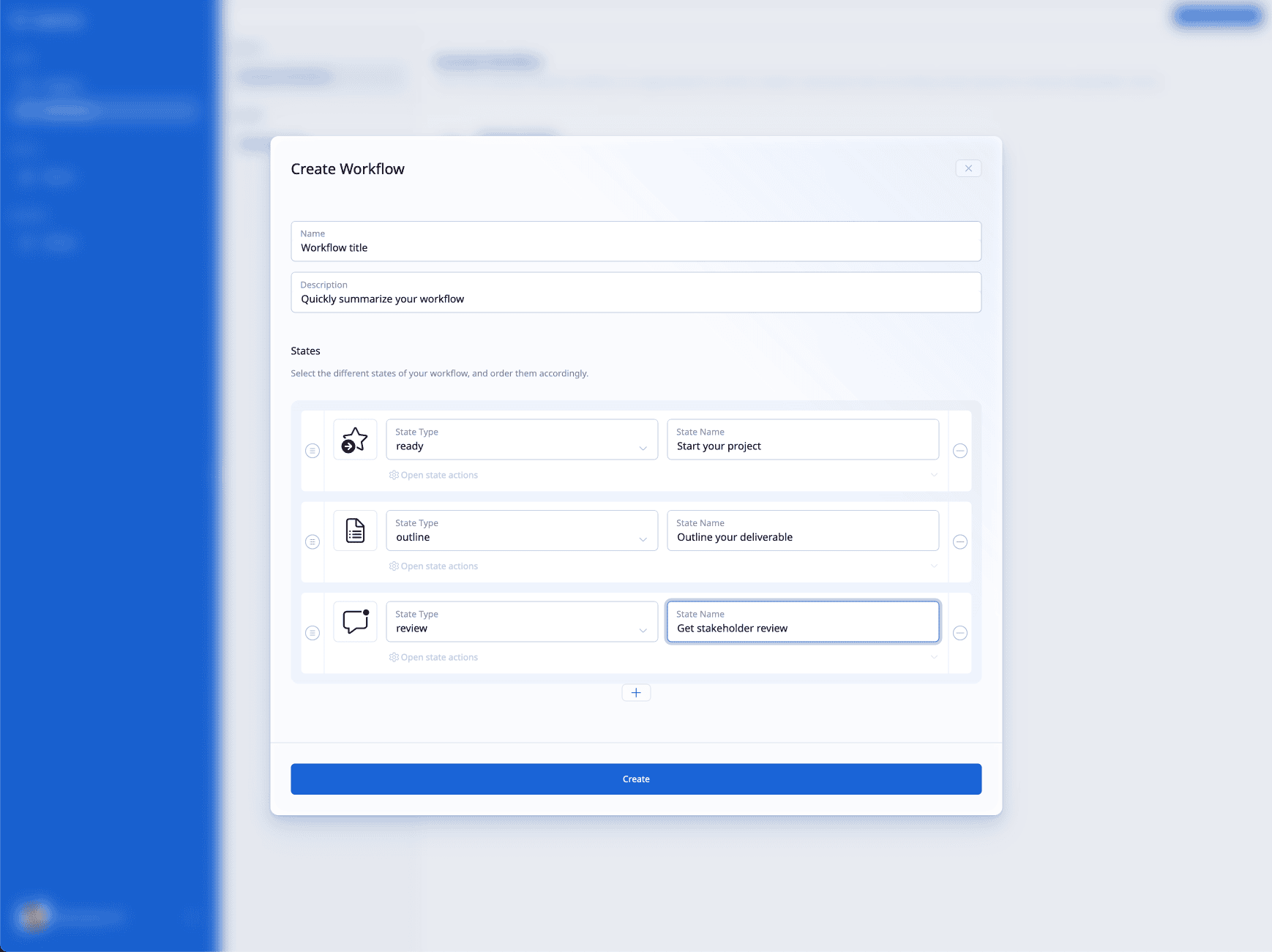 Vewrite workflow creation