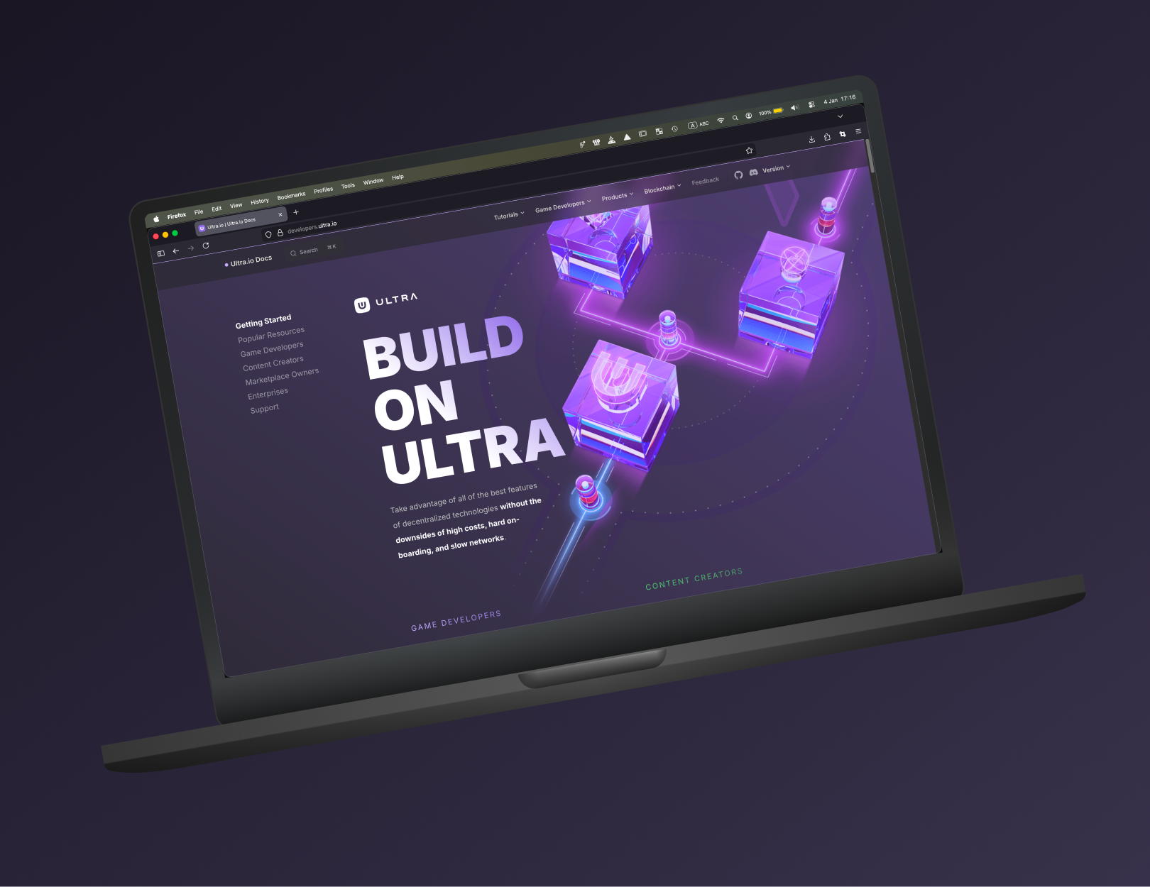Ultra's documentation platform