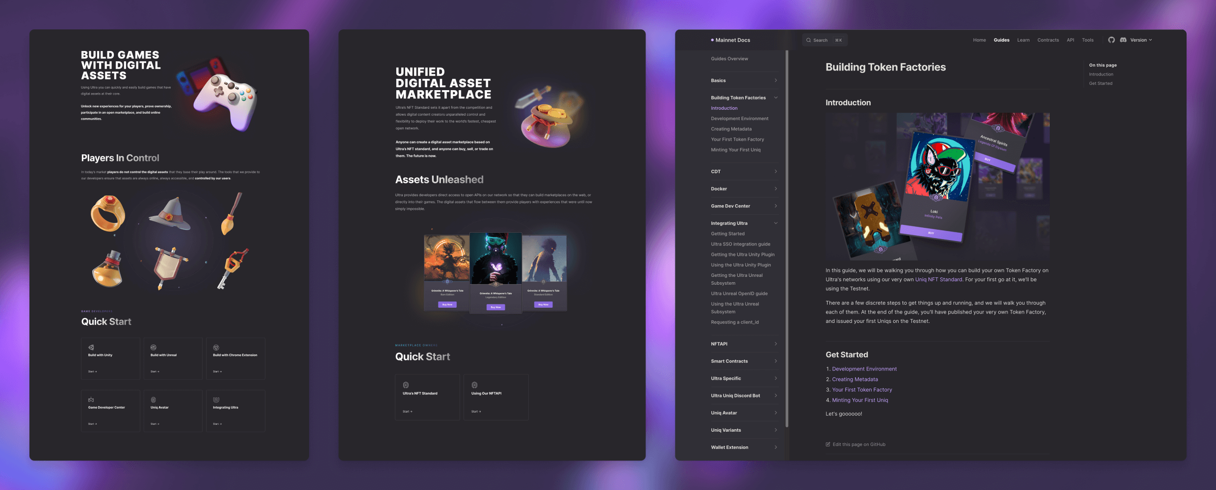 Ultra's documentation platform